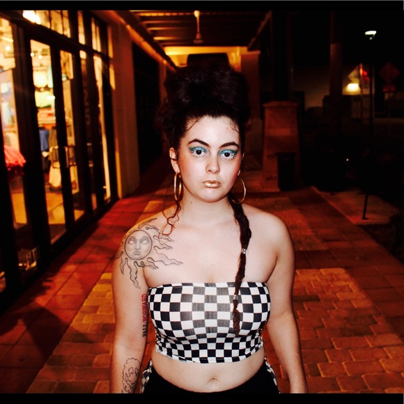 Tops - Checkered tube top! Tops - Checkered tube top!